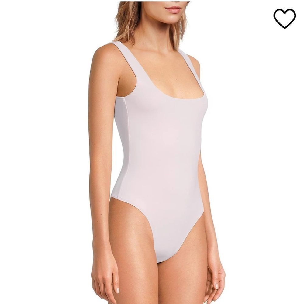 Good American Sculpting Square Neck Modern Tank Bodysuit Size Small (1)